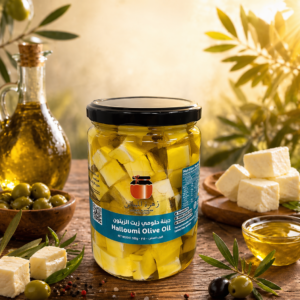 Halloumi Cheese olive oil    ( جبنة حلوم زيت الزيتون  )