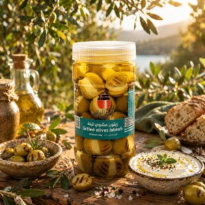 Grilled Olives Stuffed Labneh ( 500g ) الزيتون الاخضر المشوي محشي لبنة