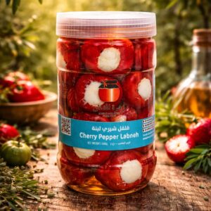 Cherry Pepper Stuffed Labneh ( 500g ) الفلفل الشيري محشي لبنة