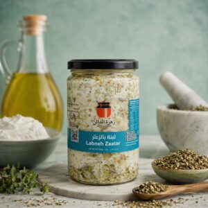 Labneh Zaatar    ( لبنة زعتر  )