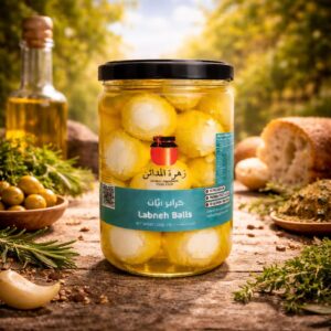 Labneh Balls Olive Oil   ( لبنة كرات زيت الزيتون )